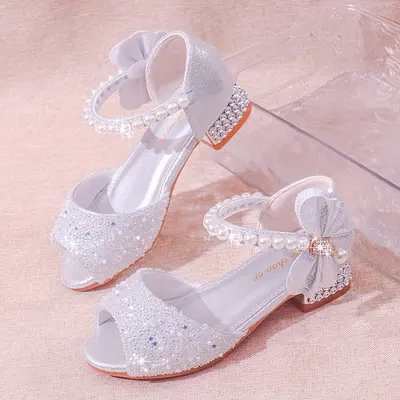 Sandalias Zapatos NiÃ±a Princesa Zapatos Para NiÃ±as De TacÃ³n