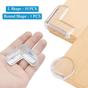 Karet Silikon Pelindung Siku Sudut Meja Model T L O A D Pengaman Anak Bayi Table Protector Shape Small Big
