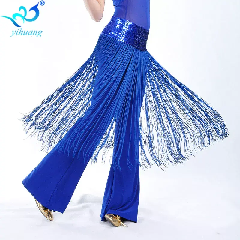 belt belly dance tassel model rumbai manik aksesoris fitness / zumba Baju 2