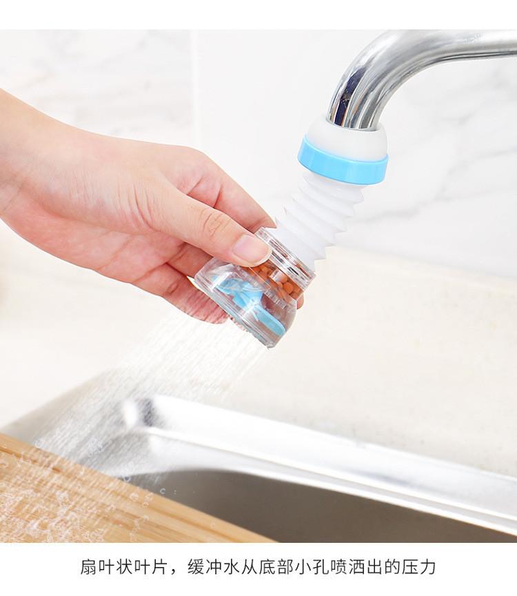 Product Introduction of Household Faucet Filter Splash Proof Shower, Bathroom Rotatable Faucet Extender, Kitchen Plastic Water-Saving Device 5