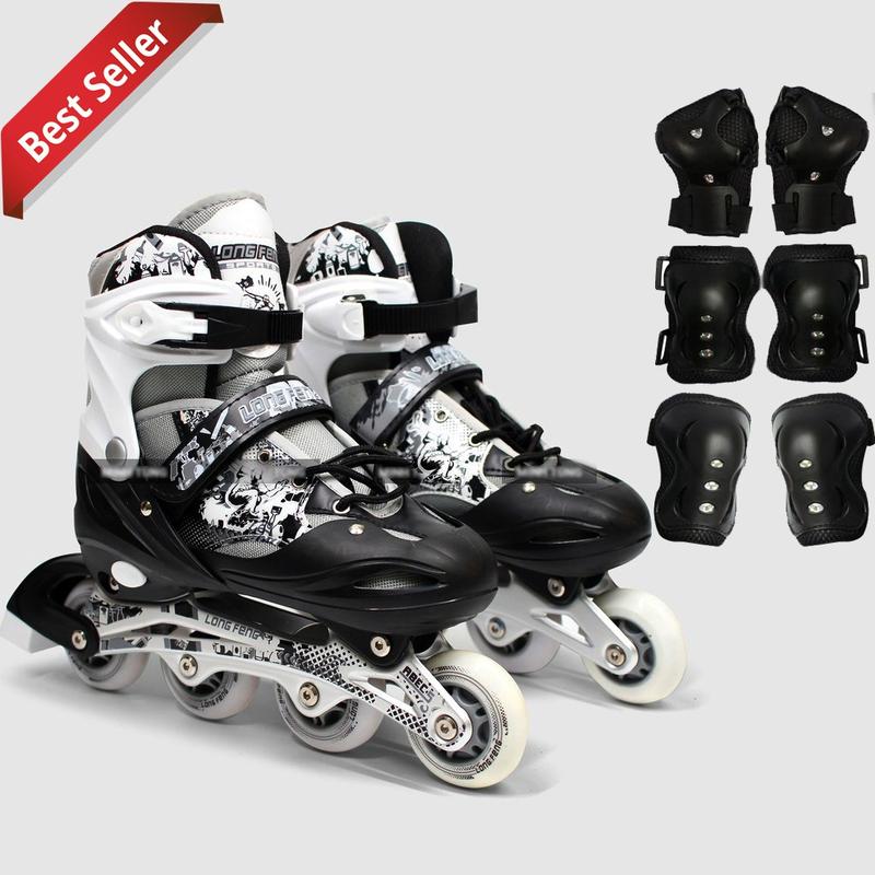 Giày Trượt Patin Long Feng 906 - Sport có đèn phát sáng cho trẻ em và người lớn