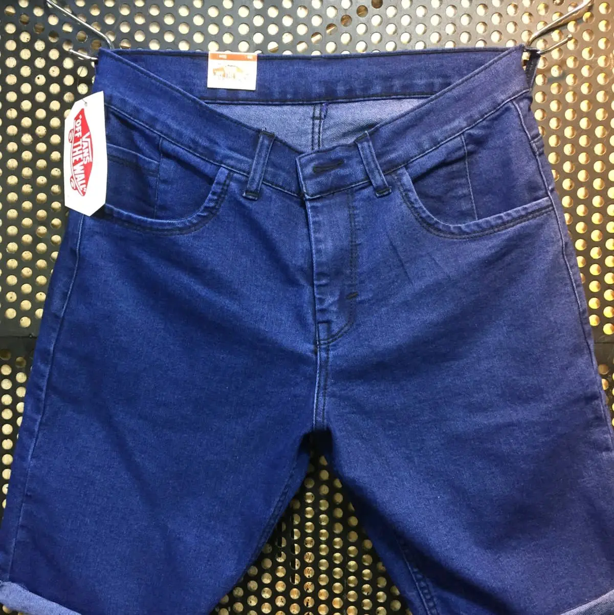 Celana jeans pendek pria original Celana pendek pria dewasa  celana jeans pendek pria dewasa Distro Polos 14 denim Blue