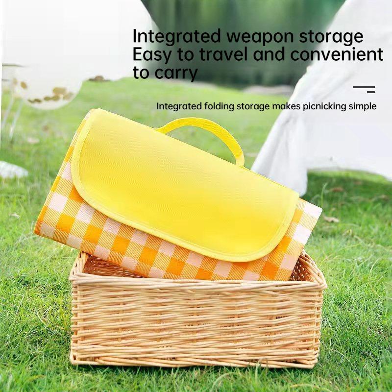Product Introduction of New Portable Camping Mat  Big Blanket Waterproof Moisture-proof Thick Carry Bag Picnic Mat Hiking Beach Traveling Outdoor Activities 6