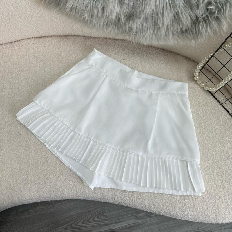 Product Introduction of Chân váy A bigsize nữ 2 tầng kèm dập ly nhỏ chất cotton mềm mịn - CV2T 23