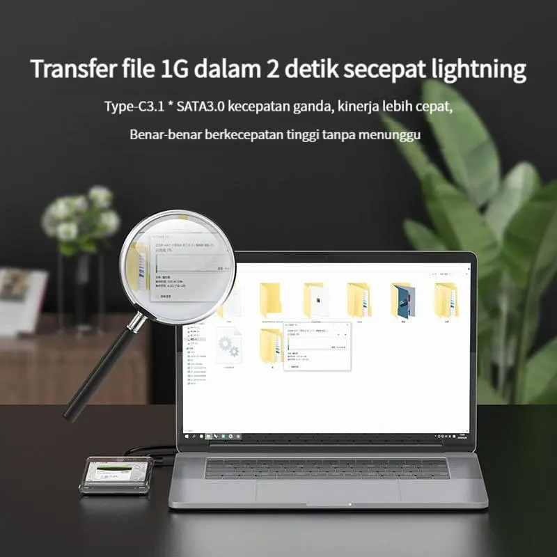 Enclosure 2.5 Inch USB3.0 Casing Harddisk External Hard Drive Enclosure Disk Data Portabel SSD Enclosure Plastic Pc 4