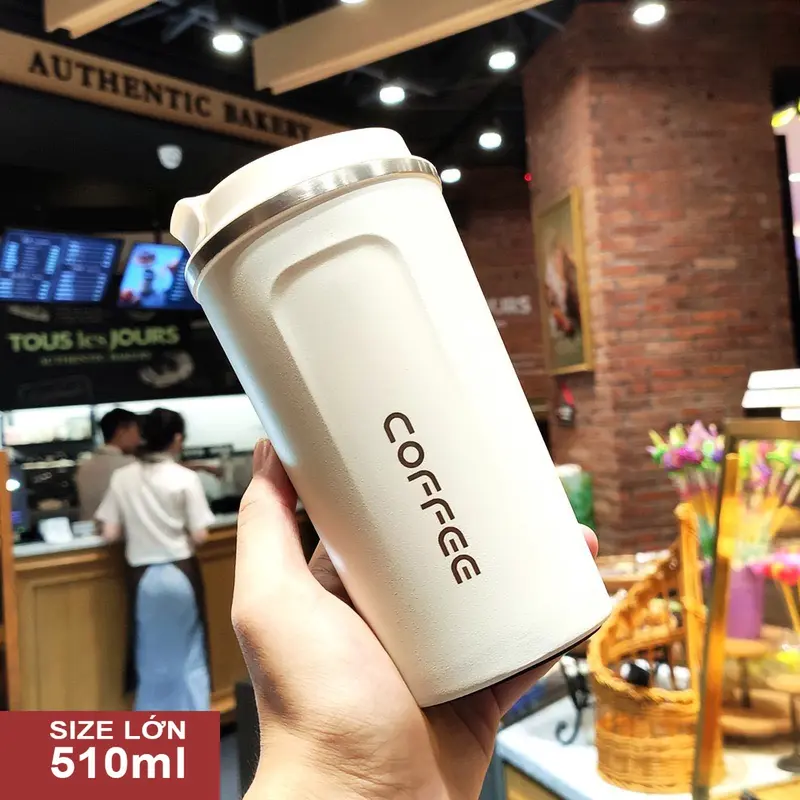 Bình Giữ Nhiệt 510ml Coffee Size To, Ly Giữ Nhiệt Chất Liệu Inox 304 Giữ Nhiệt Nóng, Lạnh 6