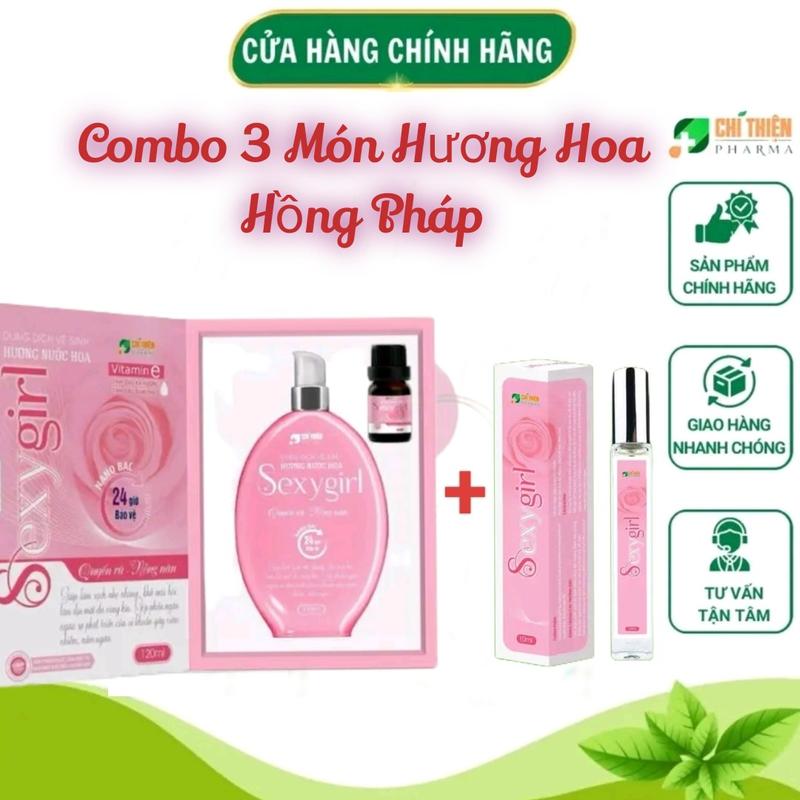   Mua 1 được 3  Combo dung dịch thảo mộc Lady Clear Sexy Girl tặng 1 nước hoa vùng kín 5ml và tặng nước hoa sexy girl 10ml - Chí Thiện 