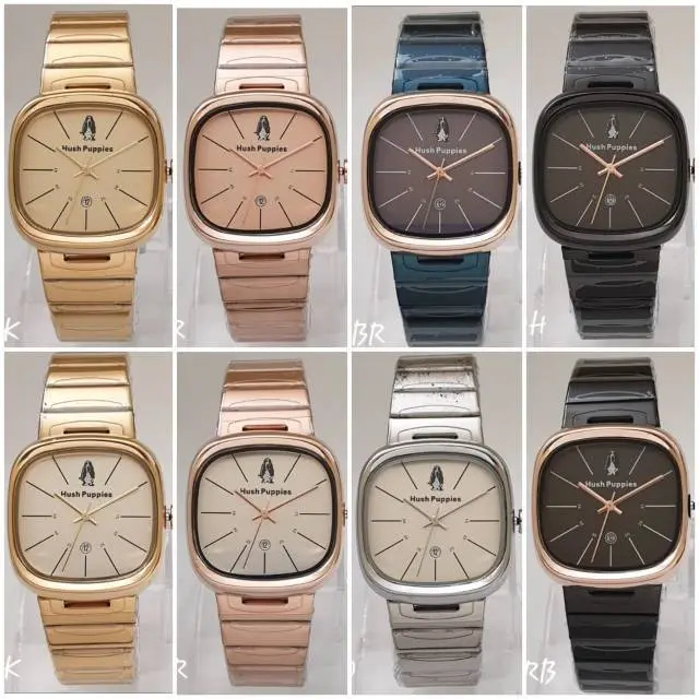 (COD BAYAR DI TEMPAT)  Jam Tangan Wanita Hush Puppies Segi Watches Watches