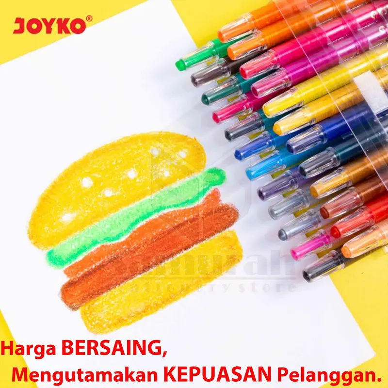 Crayon Joyko TWCR-36s ( 36 Colours ) / Krayon Putar Mewarnai isi 36 Warna /  Twist Oil Pastel TWCR 36s 2