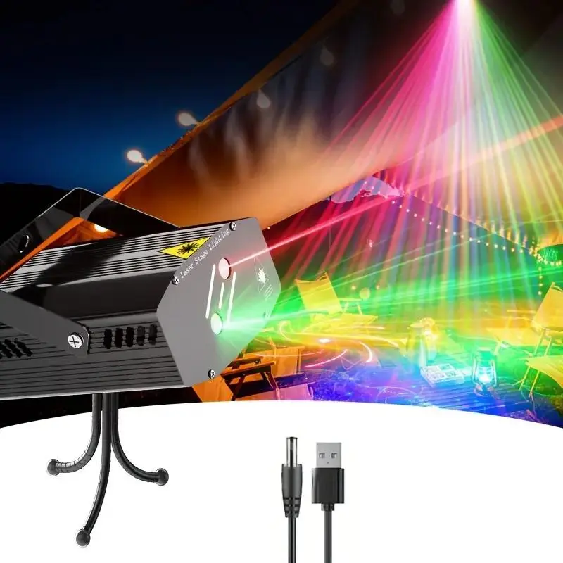 LED Stage Light, RGB Color Changing LED Light with Tripod, Plug and Play Ambient Light For Home Party Festival Decor