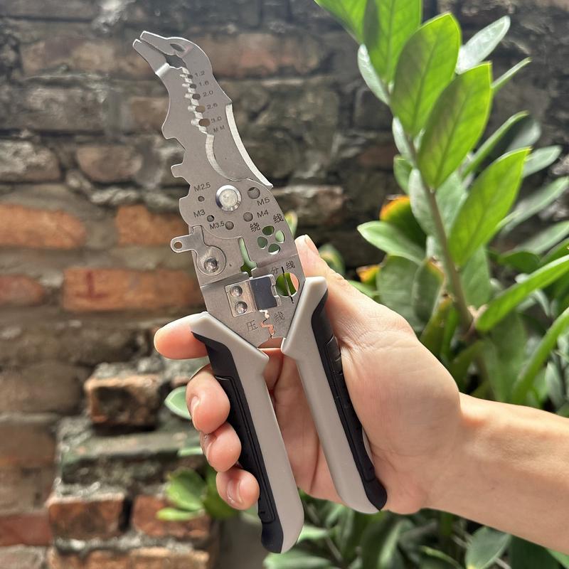 Bộ kìm cắt tuốt dây bấm cos đa năng kèm hộp 300 đầu cos nhiều kích cỡ chuyên dụng đấu nối dây điện trong gia đình 4
