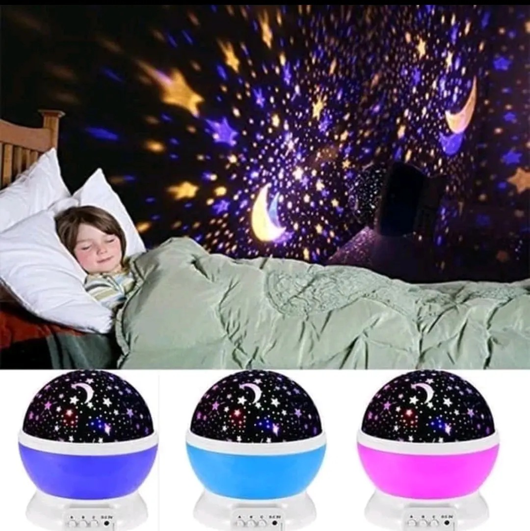 Lampu Tidur Proyektor Bulan Bintang Star Master
