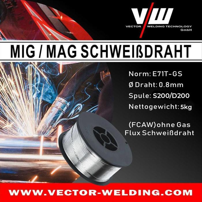 Jual Kawat Las Flux Cored MIG Wire diameter 0.8mm berat 5 kg Gasless - Jakarta Pusat - Juragan ...