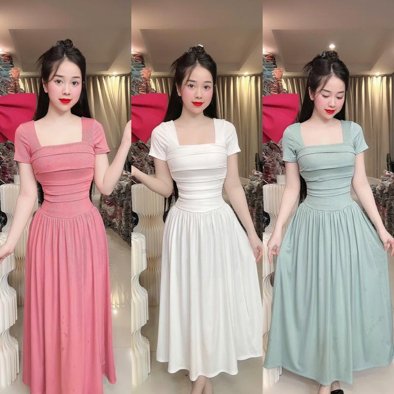 (V61) Đầm mindi thiết kế form xoè vải mềm co dãn mặc mát đi tiệc đi chơi đều đẹp váy xinh sang chảnh váy xinh sang chảnh đầm đi tiệc đi làm đi chơi đều đẹp by Thương Lê V61