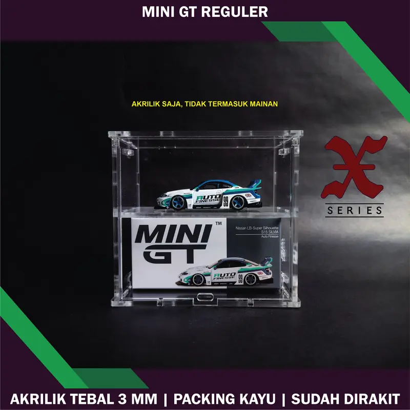 TERRA X Series Akrilik Diecast Display Box 1 64 Mini GT Reguler 0