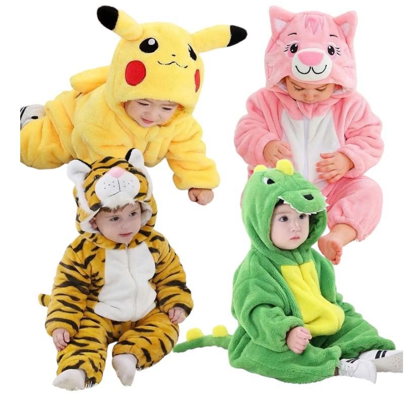  Body lông nhung vải chính phẩm cao cấp mũ liền siêu xinh mềm mịn cho bé từ 4 đến 25kg - Hàng y hình 