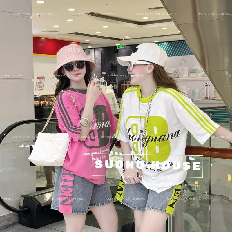 Bộ Chữ phối bò sịn sò phom rộng dấu quần 2