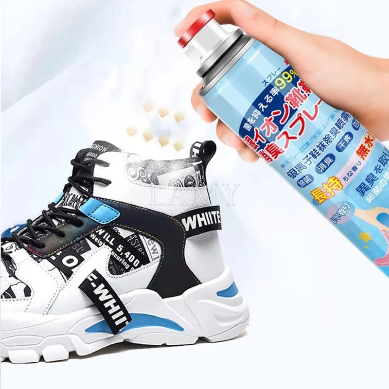 ￼[ Combo 5 chai] Chai Xịt Khử Mùi Giày Dép NaNo Bạc, Xịt Khử Mùi Hôi Chân Nano 260ml Nam 7