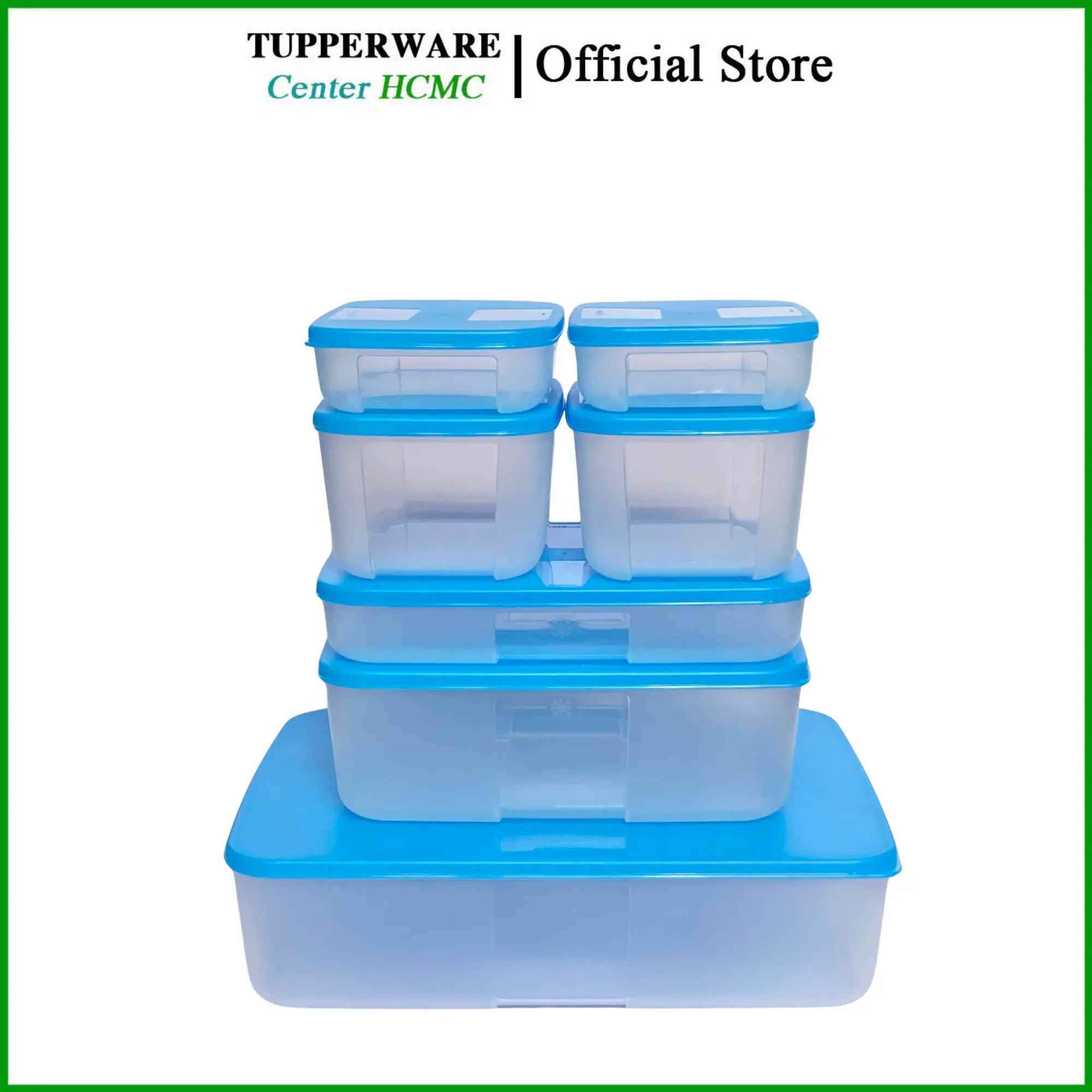Bộ hộp trữ đông Freezermate Set 7 hộp Tupperware chính hãng