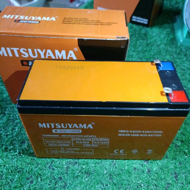 Ăc Qui Cao Cấp Mitsuyama  12V - 9AH Phun Đến 30 Bình Siêu Mạnh Sử Dụng Cho Bình Xịt 1 Bơm Trọng Lượng 2.3kg [Có Hộp Giấy + Sốp Đựng Ăc Qui Khi Giao Hàng] 5
