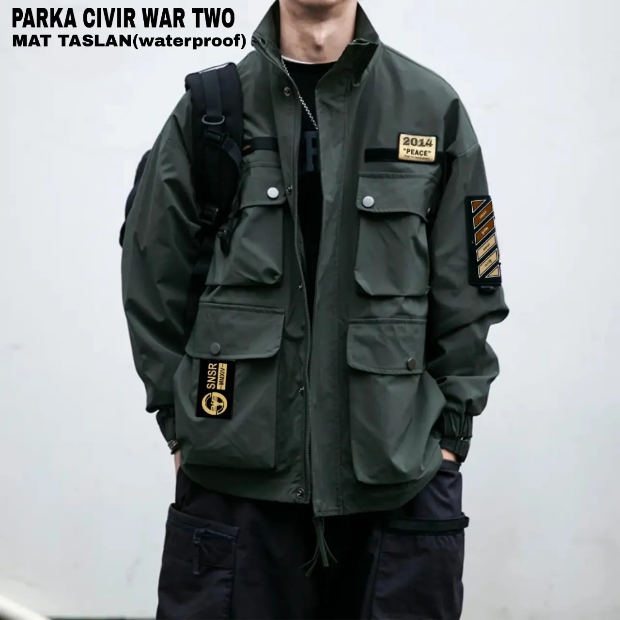 Jaket parka civir war two / jaket parka pria terbaru / jaket pria casual / jaket parka cowok keren Distro