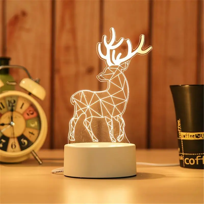 Pplus（Kuning hangat）Steker + sakelar3DKuning hangat / Steker + sakelar/  lampu kamar aesthetic / lampu malam LED / lampu tidur aesthetic / hadiah anak-anak lampu malam berubah warna / hadiah ulang tahun / hadiah pernikahan/promo elektronik termurah 3