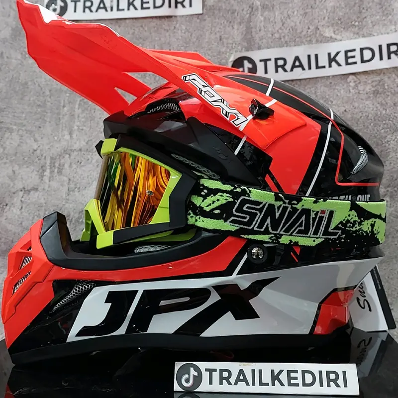 Jpx Cross X31 Fox 1 Orange Glossy Helm Trail Google 6
