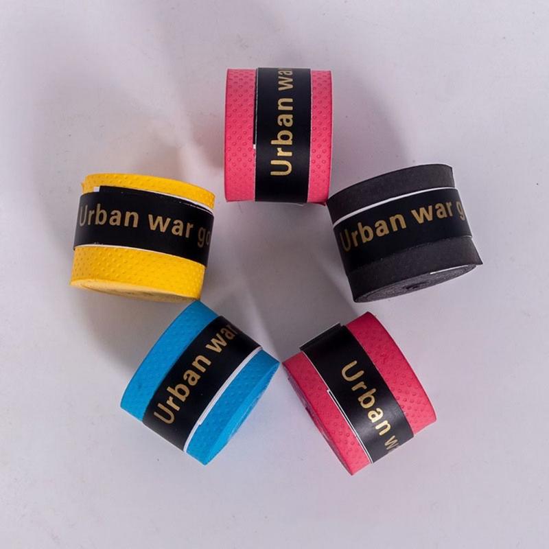 Product Introduction of Skidproof PU Anti-Slip Tennis Sweat Tape Dry Feel Wear Resistant Badminton Racket Grips Solid Color Elasticity Elasticity Badminton Racket Sweatband Unisex 11