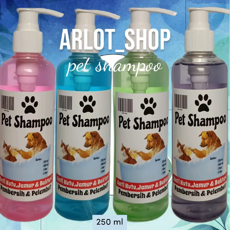 shampo kucing anjing anti kutu dan jamur netto 250ml 1