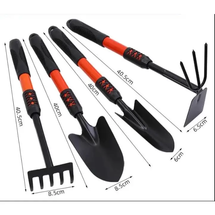 ￼Bộ xẻng làm vườn tiện lợi thép không gỉ 0