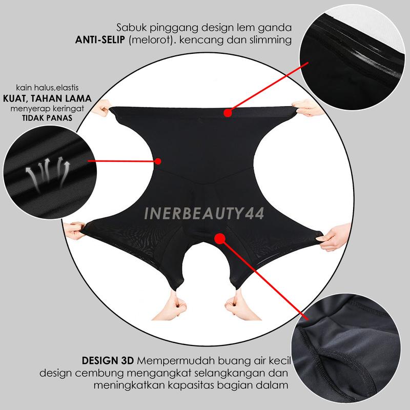 Product Introduction of Korset celana Pria meratakan perut pinggang paha nyaman bahan elastik 0