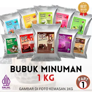 1kg Bubuk Minuman Aneka Rasa Serbuk Minuman Boba Kekinian JP