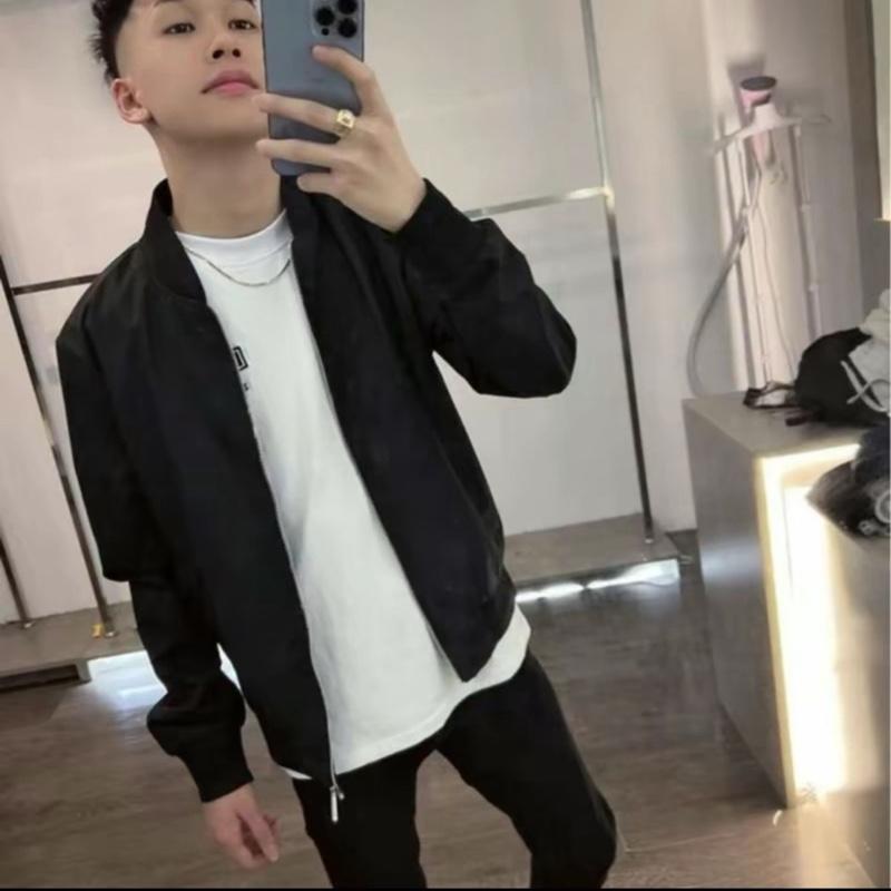 Áo Khoác Gió Đen Trơn 2 Lớp Bo Gân - Dành Cho Nam Nữ From Unisex