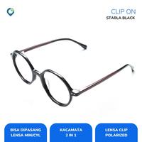 Gambar zonakacamata - Clip On Starla Black - Frame Kacamata - Pria/Wanita dari zonakacamata_NEW Kota Surabaya 2 Tokopedia