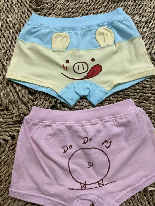 [VIP PRO]. A21 Sét Quần CHÍP ĐÙI BÉ GÁI HÌNH TAI HEO hàng QC Chất Chuẩn Cotton 4