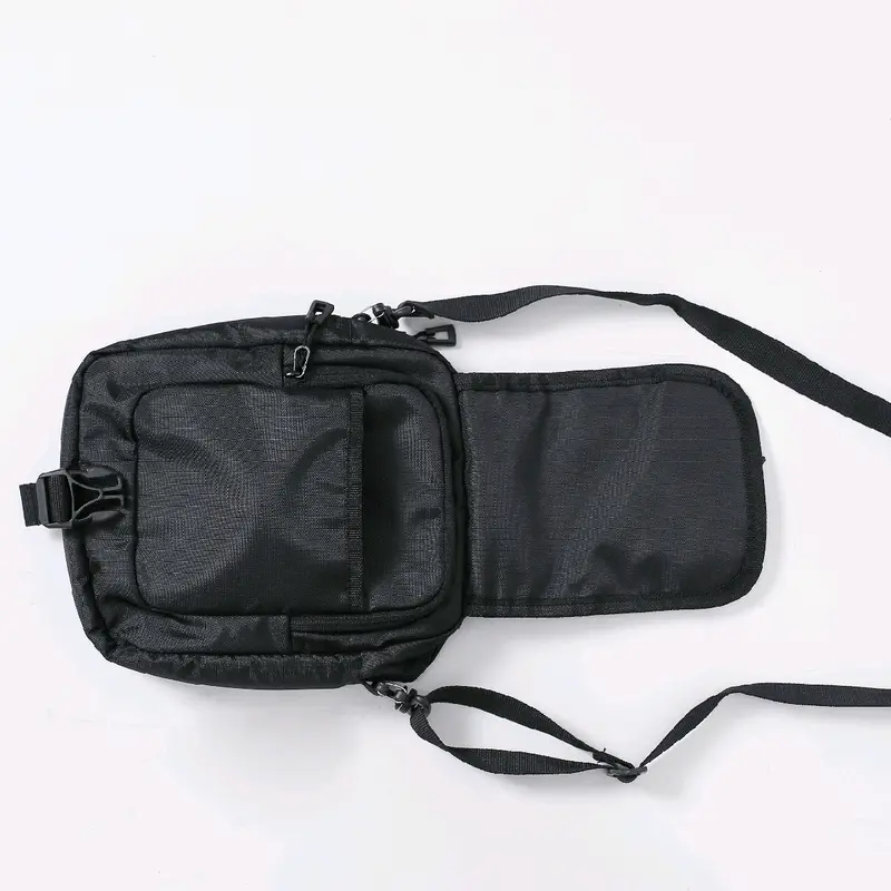 Mmosport Tas Selempang Pria Ziper Bag Hitam 4