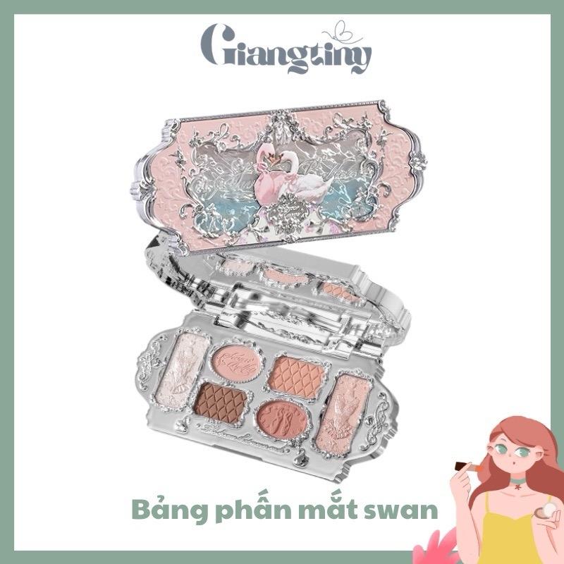 Bảng Phấn Mắt FLOWER KNOWS Hoa Biết Swan Ballet Thiên Nga bắtsáng set chính hãng Trang Điểm Eyeshadow