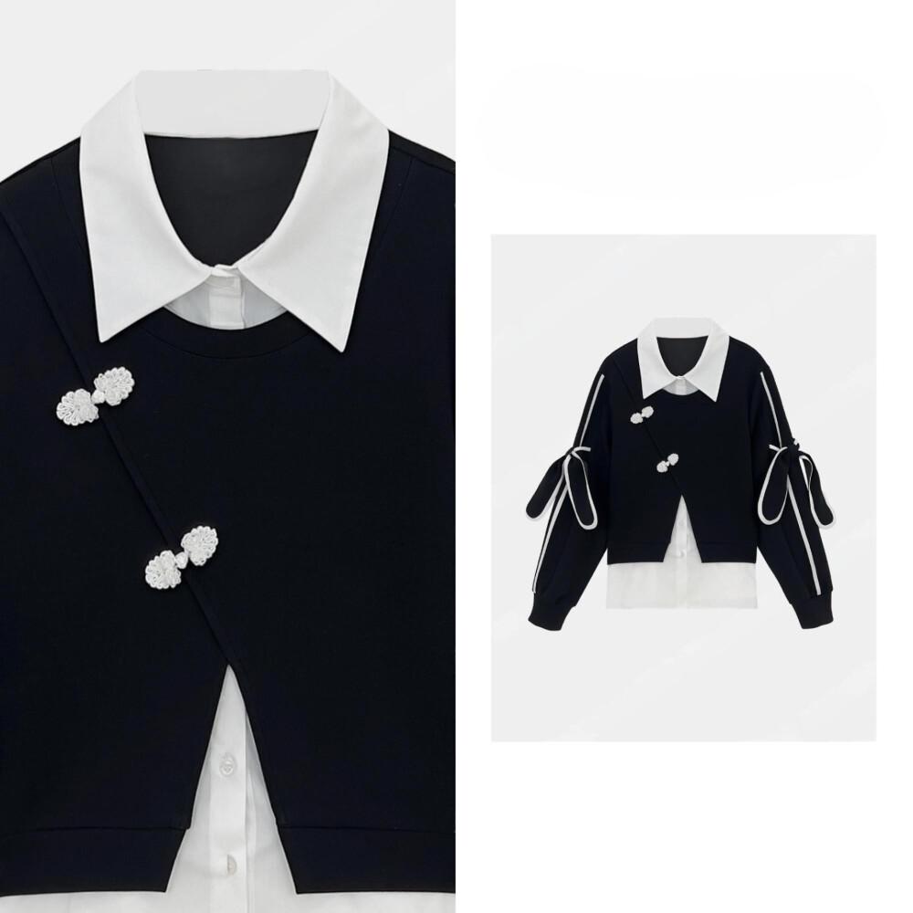 CHICMORE Atasan Kemeja Lengan Panjang Dengan Gaya Kasual Untuk Wanita