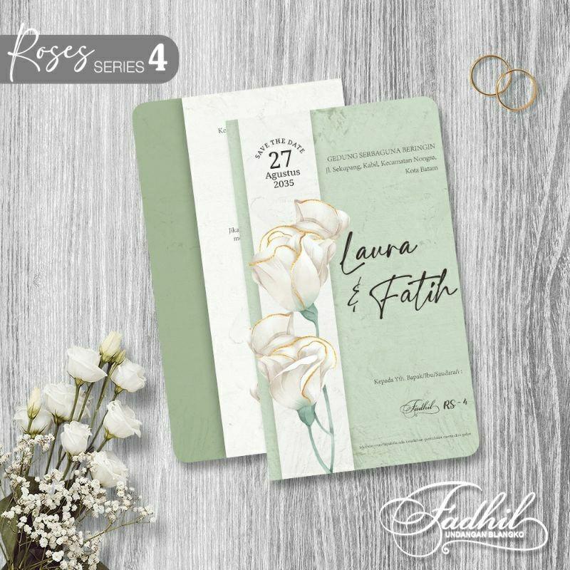 Undangan Pernikahan FADHIL RS4 Elegan Modern Paket Lengkap 100 PCS Gratis Label & Plastik - JanjiKita | Default