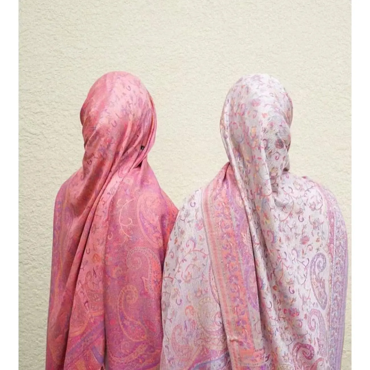 2025 Hot Sale Cashmere Pashmina Shawl Printed Jacquard Muslim Hijab for Women Imitated Wool with Tassels Scarf