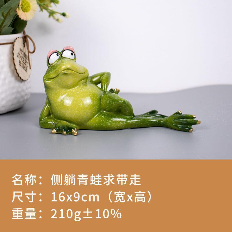 Đồ Trang Trí Nhà Cửa, Thiết Kế Hình Ếch Dễ Thương Và Ngớ Ngẩn, Thích Hợp Cho Bạn Gái, Quà Tặng Vui Nhộn, Trang Trí Phòng Khách Và Máy Tính Để Bàn, Gửi Lời Chúc Mừng Sinh Nhật Decor Thủy Tinh 8