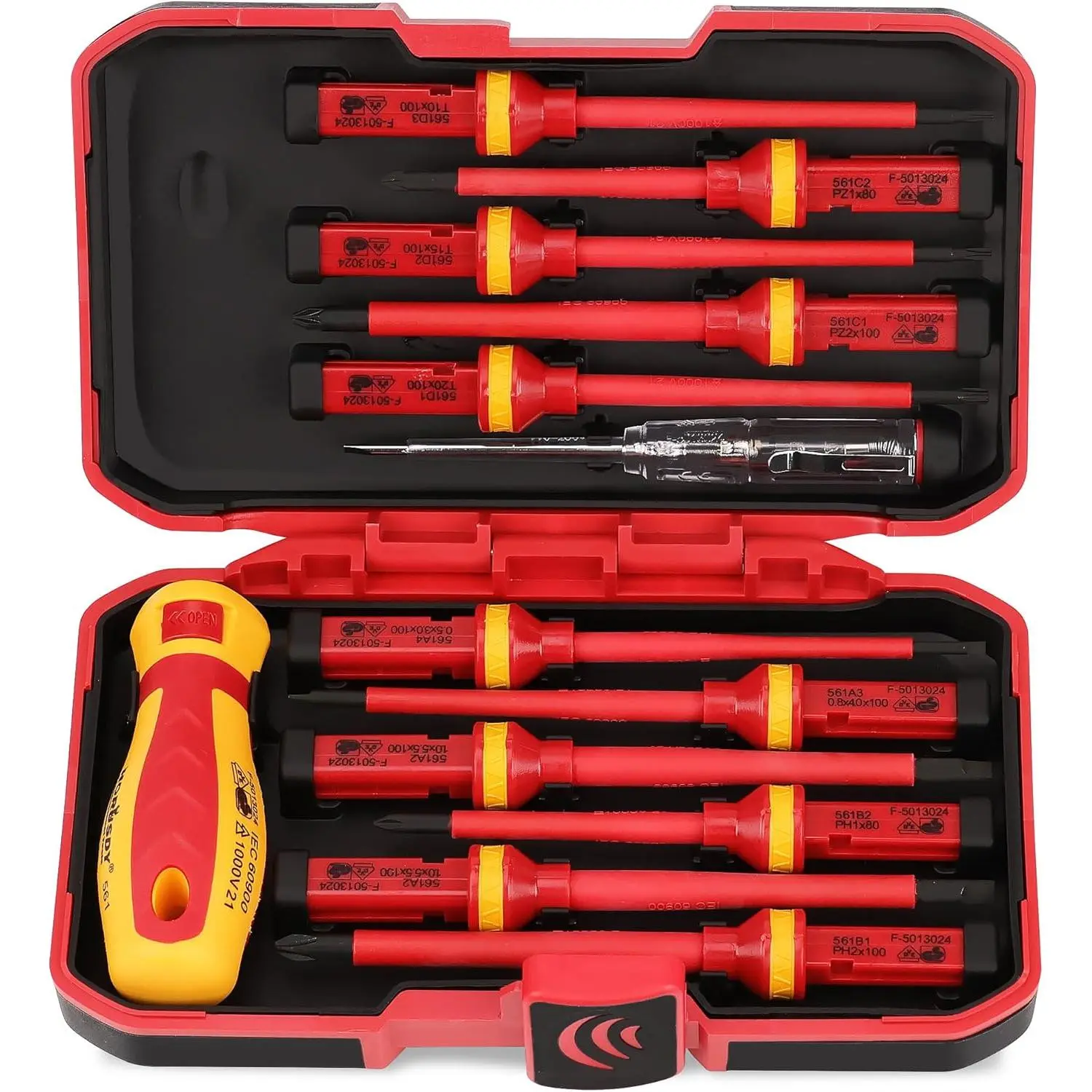 Insulated Screwdriver Tool Kit, Multipurpose Professional Hand Tool Set, Durable Screwdriver Set for Home and Office Use