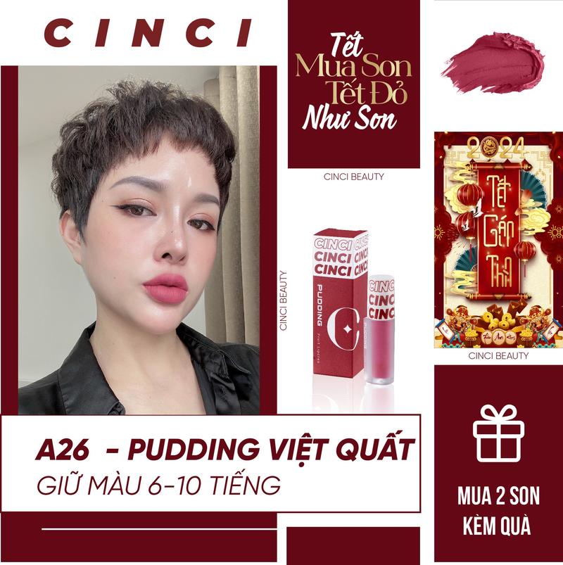 Product Introduction of COMBO 2 SON PUDDING HOA QUẢ KÈM QUÀ  - 2 MÀU SON TRENDY 2024 - Son Môi - Son Kem - Trang Điểm 8