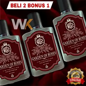 BELI 2 DAPAT 3 PROMO PARFUME AURA GARDENT OFF ROSES Edp 35 ML Uniseks Uniseks Perfume Wanita Wangi Cewek Perempuan