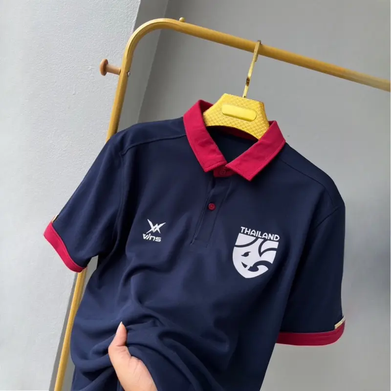 Áo Polo Nam, Liên Đoàn Bóng Đá Thái Lan, Thiết Kế Mới Nhất, Phong Cách Đơn Giản, Dành Cho Nam Và Nữ, Thời Trang Thể Thao Hàn Quốc, Nhiều Màu Sắc, Có Logo Đội Tuyển Quốc Gia, Đơn Giản Và Tinh Tế, Mặc Hợp Xu hướng, Thoải Mái Jean Menswear Ngắn Tay 7
