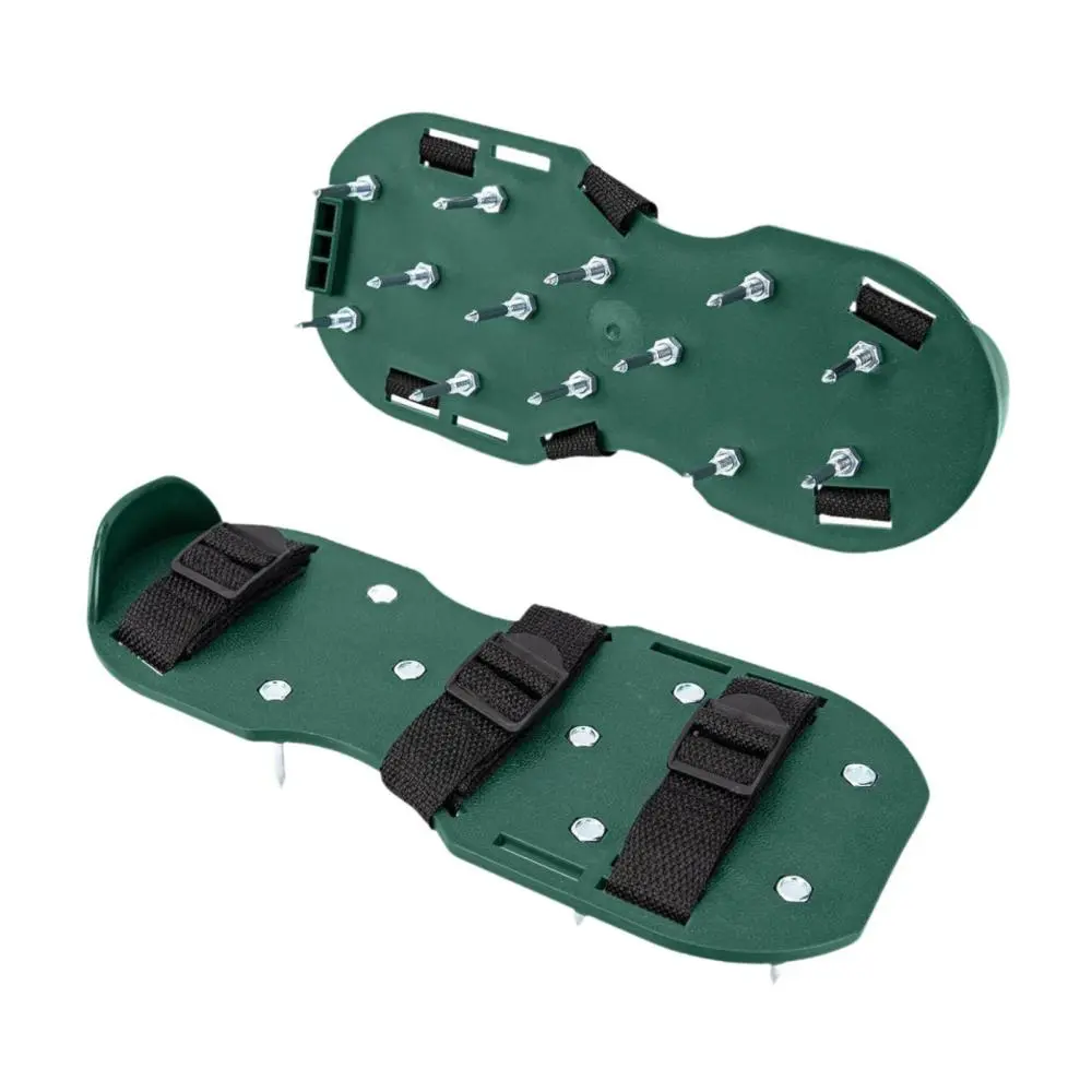 Lawn Aerator Shoes Replacement Utility Easy to Install Sturdy Metal Lawn Loosening Shoes for Garden Sand Outdoor Yard Patio