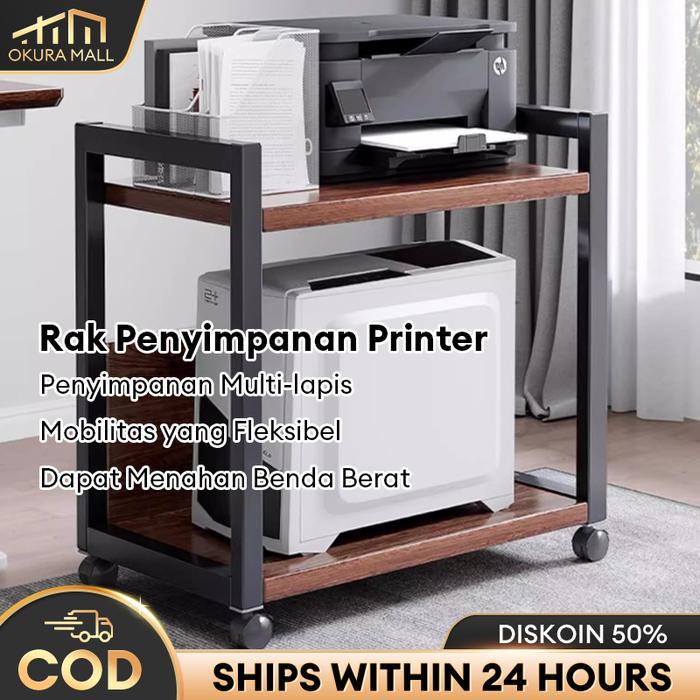 Jual Rak Susun Serbaguna Rak printer Rak dapur Multi-Lapisan Dengan ...