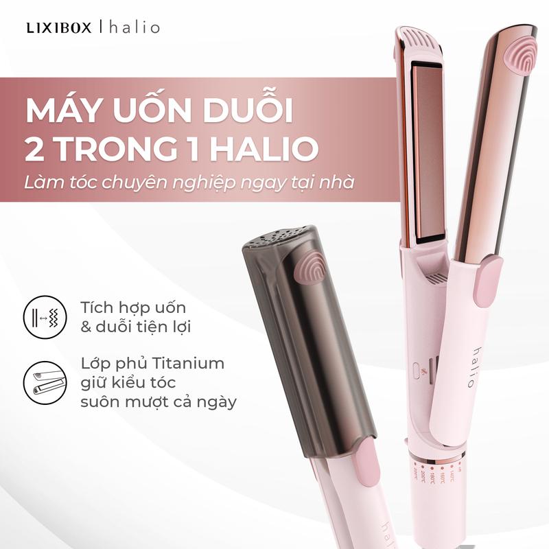 [LIVE] Máy Tạo Kiểu Tóc Halio 2in1 Airplus Hair Styler - Máy Uốn, Máy Ép - Mới 1
