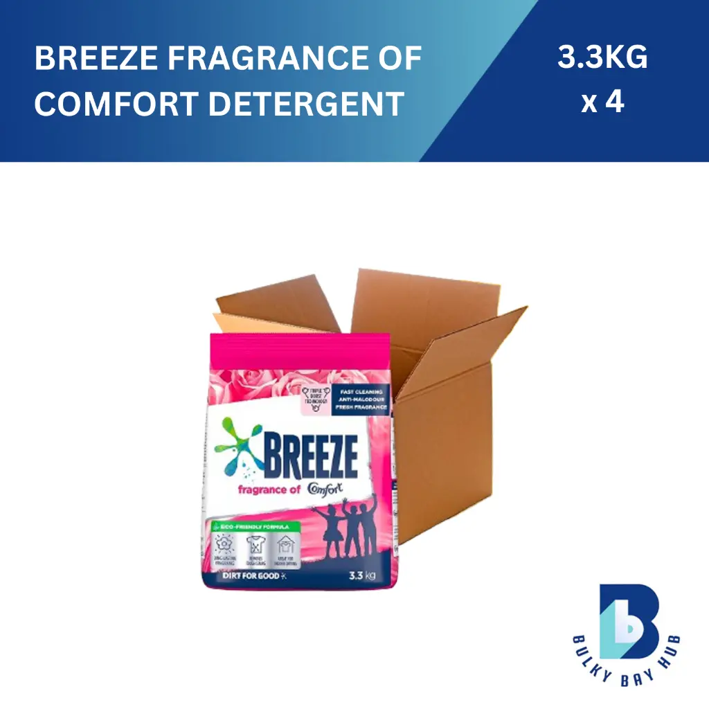 [Carton Deal] Breeze Powder Detergent 3.3kg Bundle of 4