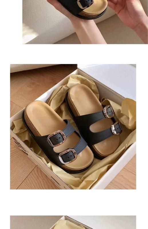 Product Introduction of Dép Quai Ngang 2 Quai Khoá Vuông Cao Cấp Cho Nữ - Bản Đế Cao Cấp Chống Trượt Chống Nước - Thời Trang Nữ Mùa Hè ( Đi Tăng Sz) 10